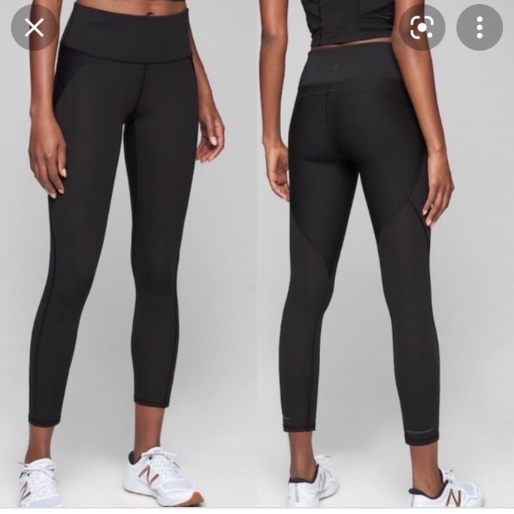 NWT Athleta Stealth 7/8 Tight Black Size Small Petite